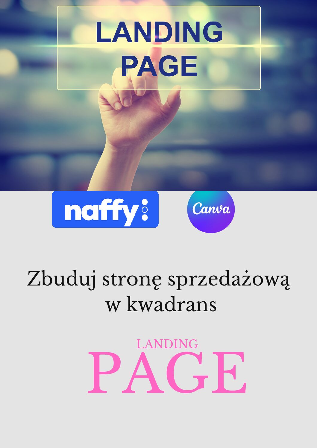 Landing Page w Canva w kwadrans